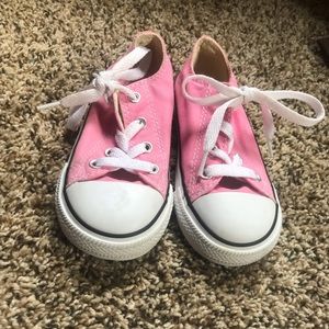 Pink Toddler Converse size 8